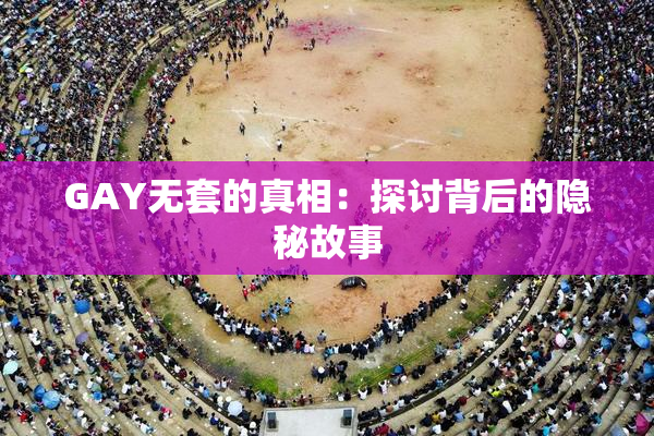 GAY无套的真相：探讨背后的隐秘故事