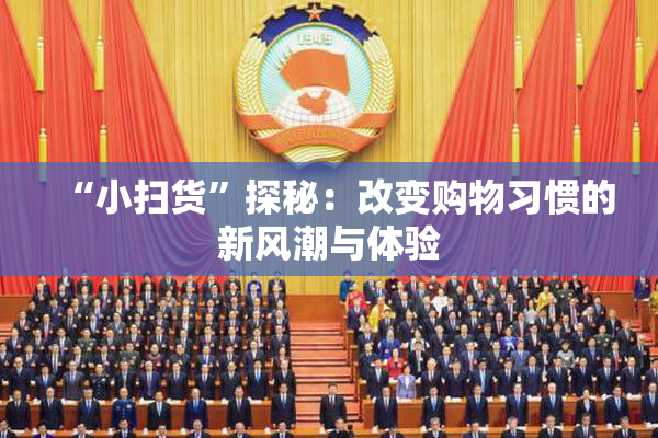 “小扫货”探秘：改变购物习惯的新风潮与体验