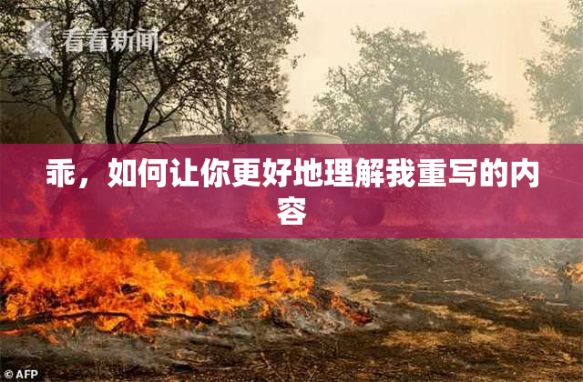 乖，如何让你更好地理解我重写的内容