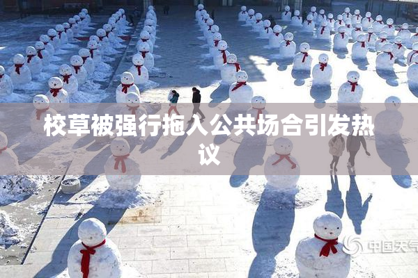 校草被强行拖入公共场合引发热议