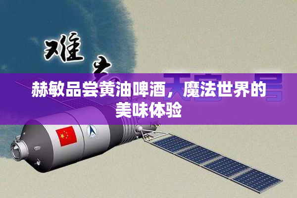 赫敏品尝黄油啤酒，魔法世界的美味体验