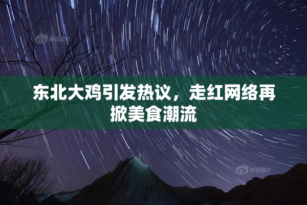 东北大鸡引发热议，走红网络再掀美食潮流