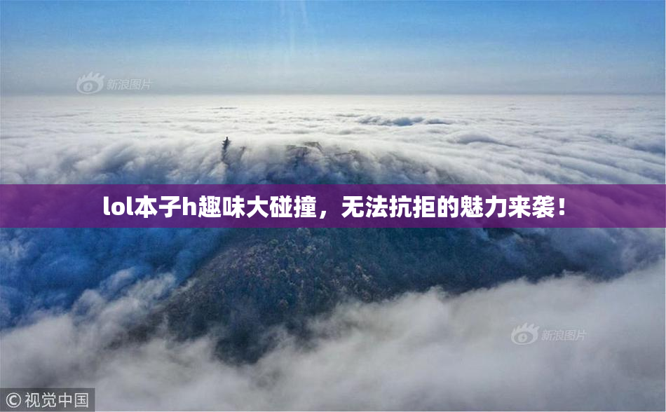 lol本子h趣味大碰撞，无法抗拒的魅力来袭！