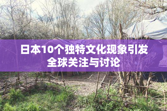 日本10个独特文化现象引发全球关注与讨论