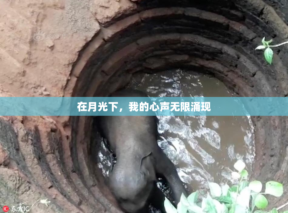 在月光下，我的心声无限涌现