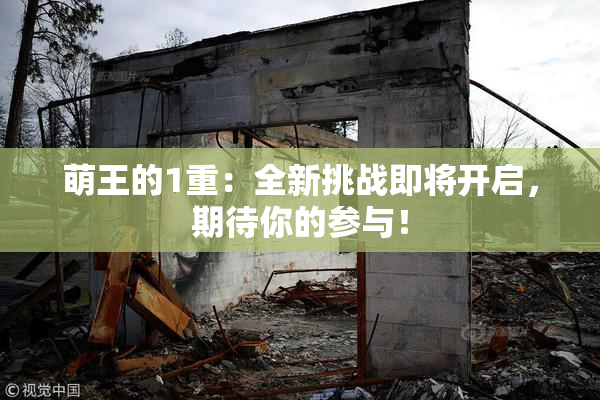 萌王的1重：全新挑战即将开启，期待你的参与！
