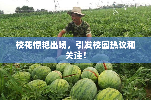 校花惊艳出场，引发校园热议和关注！