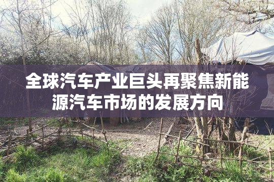 全球汽车产业巨头再聚焦新能源汽车市场的发展方向