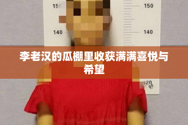 李老汉的瓜棚里收获满满喜悦与希望