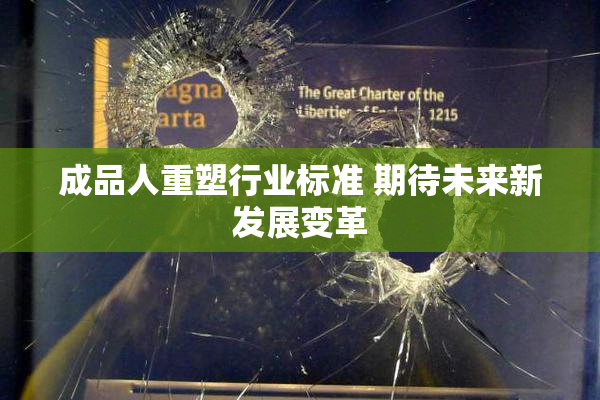 成品人重塑行业标准 期待未来新发展变革