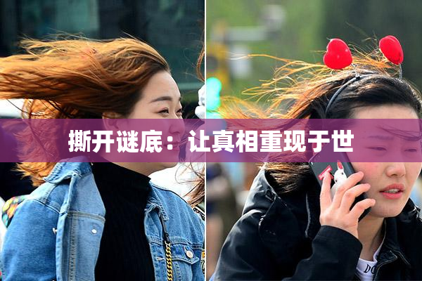 撕开谜底：让真相重现于世