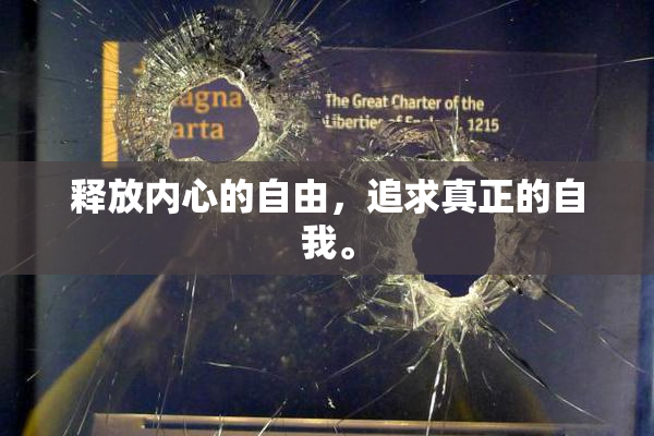 释放内心的自由，追求真正的自我。