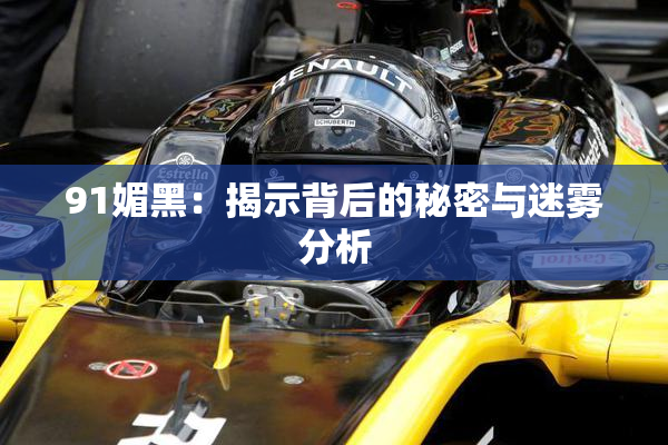 91媚黑：揭示背后的秘密与迷雾分析