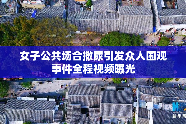 女子公共场合撒尿引发众人围观事件全程视频曝光