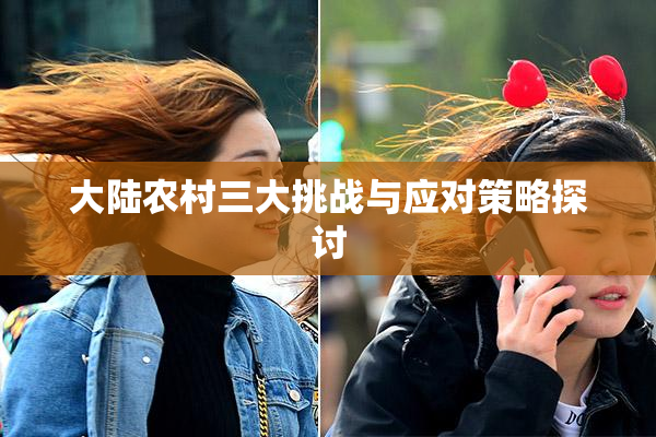大陆农村三大挑战与应对策略探讨