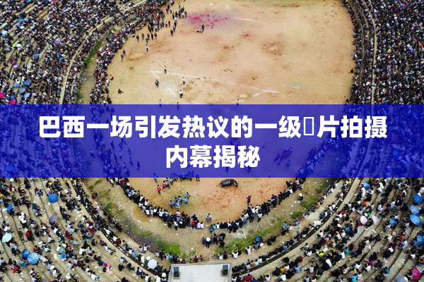 巴西一场引发热议的一级婬片拍摄内幕揭秘