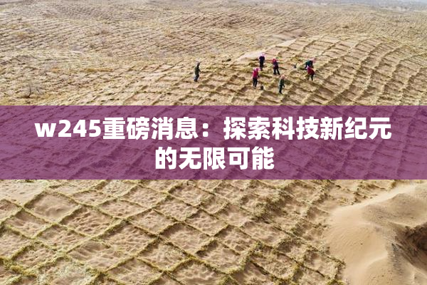 w245重磅消息：探索科技新纪元的无限可能