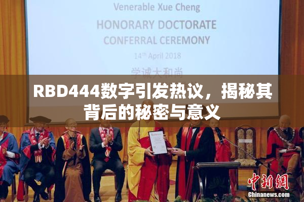 RBD444数字引发热议，揭秘其背后的秘密与意义