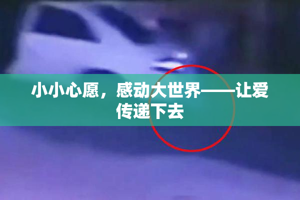 小小心愿，感动大世界——让爱传递下去