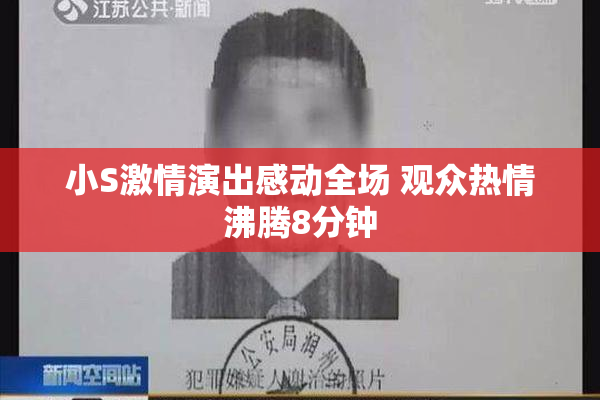 小S激情演出感动全场 观众热情沸腾8分钟