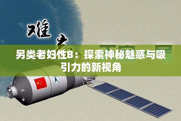 另类老妇性B：探索神秘魅惑与吸引力的新视角