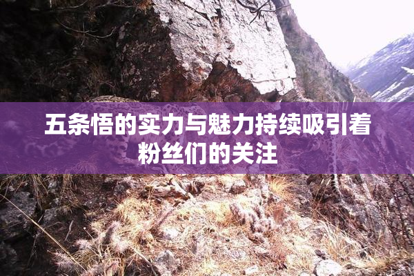 五条悟的实力与魅力持续吸引着粉丝们的关注