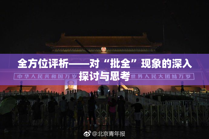 全方位评析——对“批全”现象的深入探讨与思考