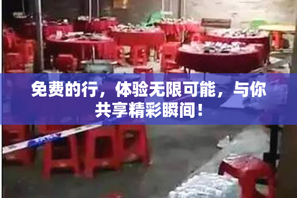 免费的行，体验无限可能，与你共享精彩瞬间！