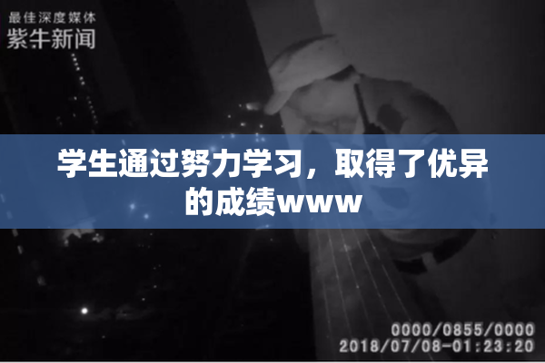 学生通过努力学习，取得了优异的成绩www