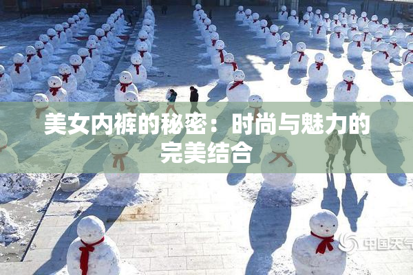 美女内裤的秘密：时尚与魅力的完美结合