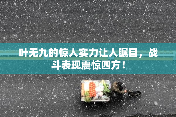 叶无九的惊人实力让人瞩目，战斗表现震惊四方！