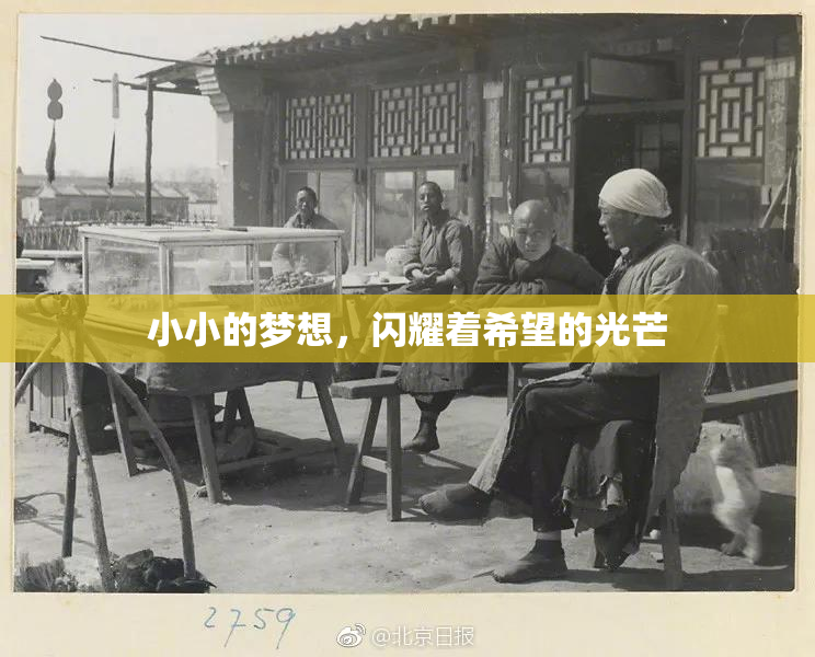小小的梦想，闪耀着希望的光芒