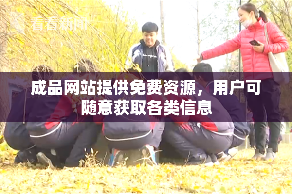 成品网站提供免费资源，用户可随意获取各类信息