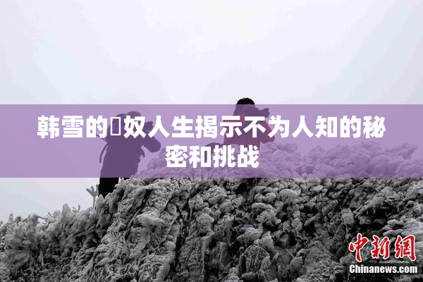 韩雪的婬奴人生揭示不为人知的秘密和挑战