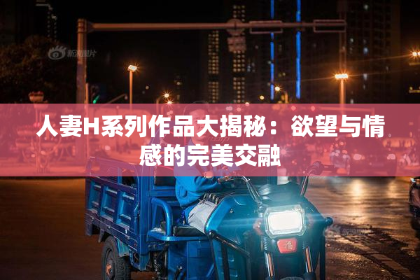人妻H系列作品大揭秘：欲望与情感的完美交融