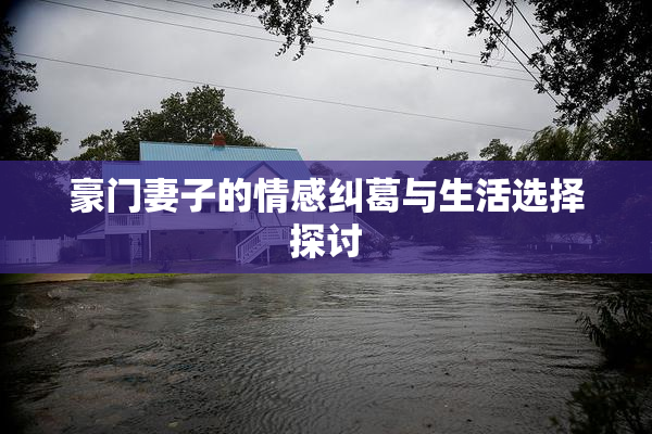 豪门妻子的情感纠葛与生活选择探讨