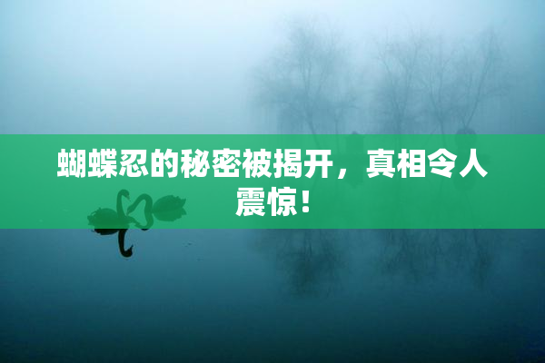 蝴蝶忍的秘密被揭开，真相令人震惊！