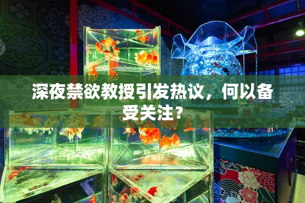 深夜禁欲教授引发热议，何以备受关注？