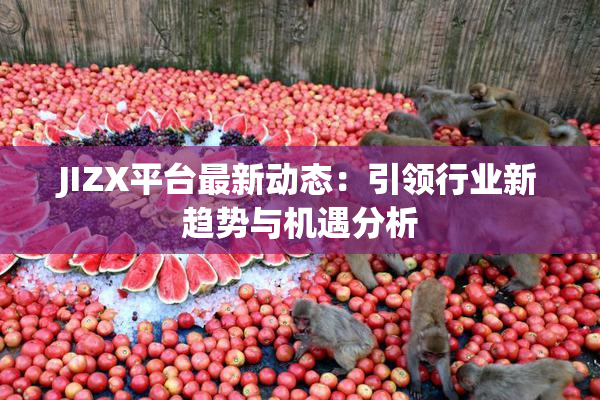 JIZX平台最新动态：引领行业新趋势与机遇分析