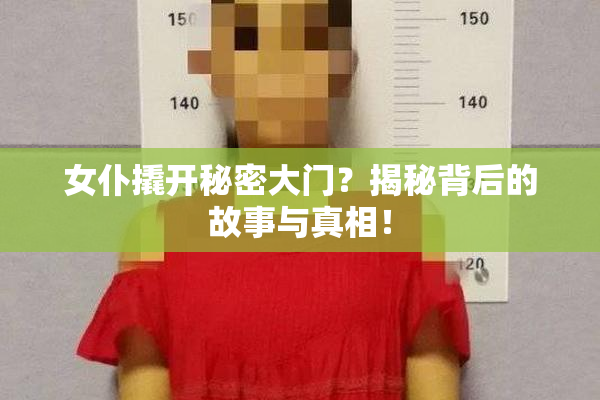 女仆撬开秘密大门？揭秘背后的故事与真相！