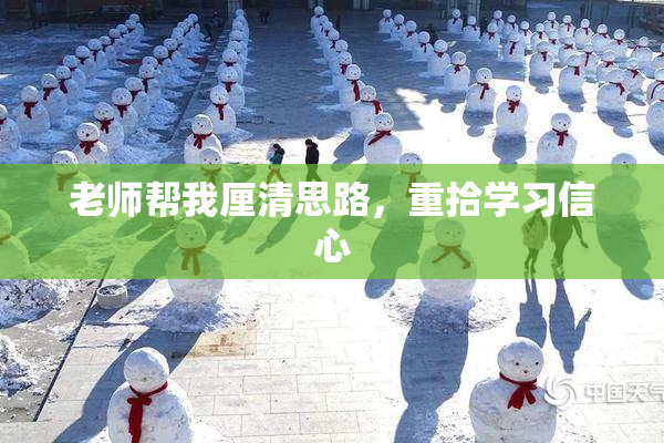 老师帮我厘清思路，重拾学习信心