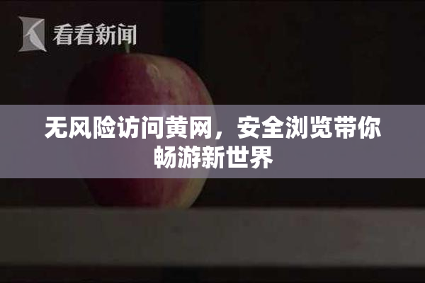 无风险访问黄网，安全浏览带你畅游新世界
