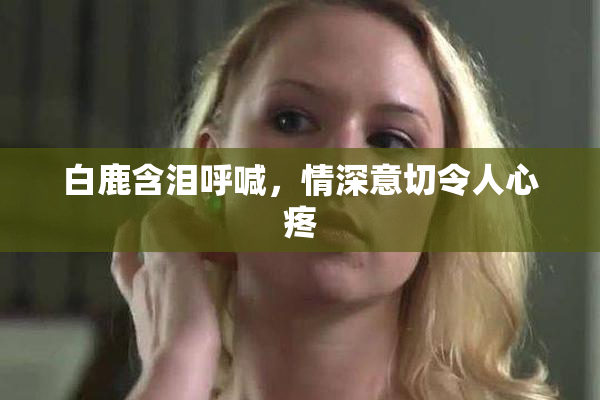 白鹿含泪呼喊，情深意切令人心疼