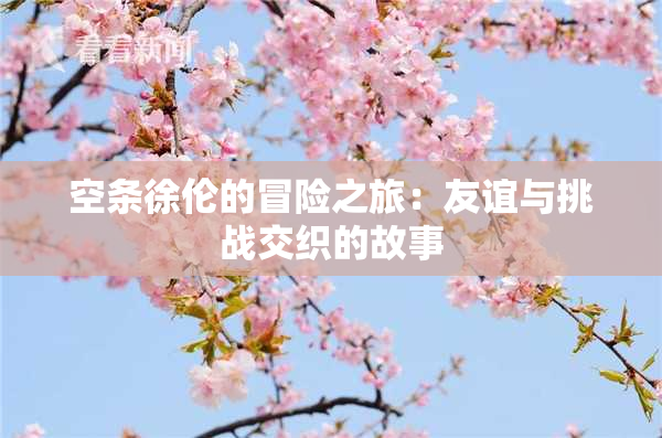 空条徐伦的冒险之旅：友谊与挑战交织的故事