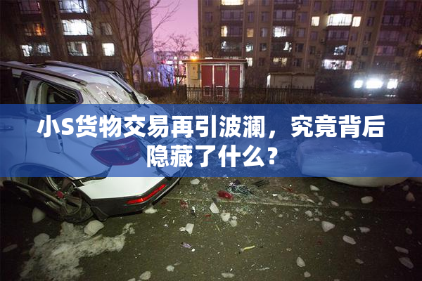 小S货物交易再引波澜，究竟背后隐藏了什么？