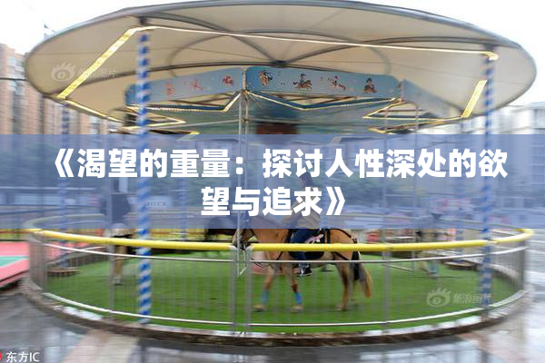 《渴望的重量：探讨人性深处的欲望与追求》