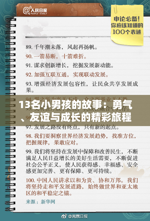 13名小男孩的故事：勇气、友谊与成长的精彩旅程