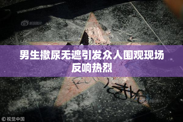 男生撒尿无遮引发众人围观现场反响热烈