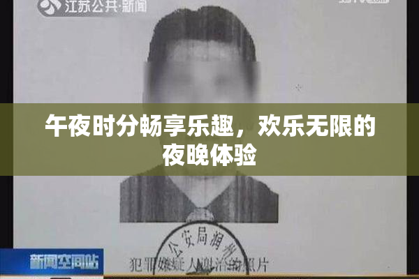 午夜时分畅享乐趣，欢乐无限的夜晚体验