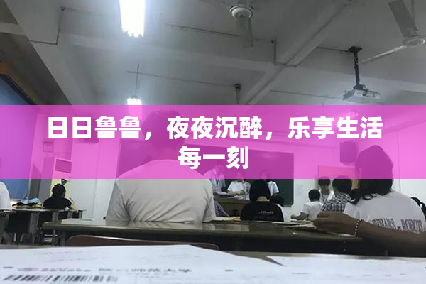 日日鲁鲁，夜夜沉醉，乐享生活每一刻
